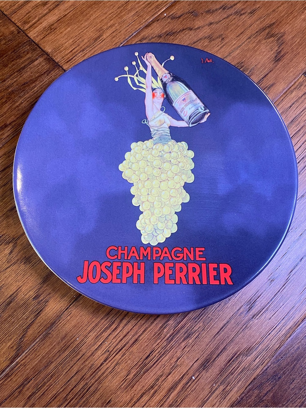 Pottery Barn BUBBLY 8.25" Cocktail
Salad Plate Joseph Perrier Champagne Dish